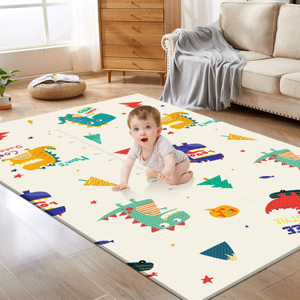 Baby Play Mat, 50 x 50 Inch Play Mat for Use Baby Playpen, Foldable Baby Foam Playmat for Floor, Portable Waterproof Activity PlayMats for Babies, Infants and Toddlers