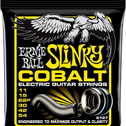 Ernie Ball Beefy Slinky Cobalt Electric Guitar Strings, 11-54 Gauge (P02727)