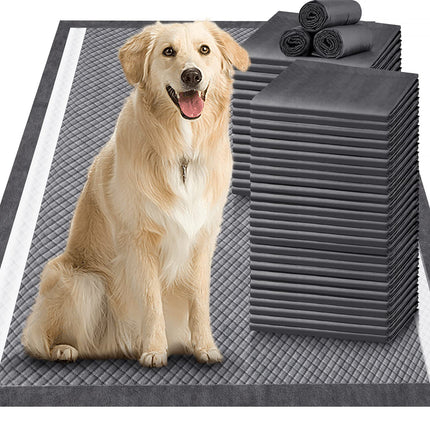 XL 6-Layer Ultra Absorbent 1200ml 48-Hour Leak-Proof Dog Pee Pads, Quick Dry Extra Large Puppy Pads for Puppy Training, Senior & Incontinent Dogs, Cats, Overnight Use, 28"x34", 30 Count