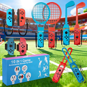 10-in-1 Nintendo Switch Sports Accessories Bundle