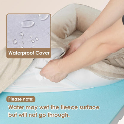 Orthopedic Dog Bed for Small Dogs, Waterproof Memory Foam Small Dog Beds with Sides, Non-Slip Bottom and - photo 3
