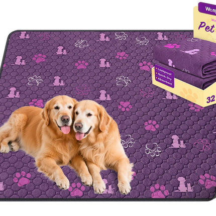 Washable Pee Pads for Dogs, Waterproof, 18 x 24 in, 4 Pack, Gray