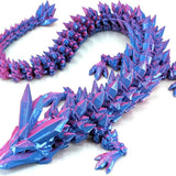 12-Inch Articulated Multicolor 3D Printed Dragon