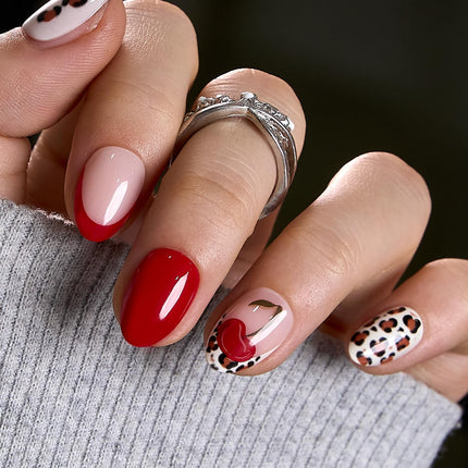 Extra Short Almond Press On Nails, Blush Veil Nude Pink, Soft Gel - photo 17