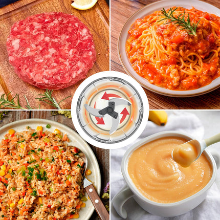 Procesador de alimentos manual, picador de verduras, picador de cebolla y ajo portátil con cortador de cuerda de mano para verduras, jengibre, frutas, nueces, hierbas, 500ml, para cocina, camping, RV, M501