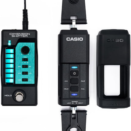 Casio Dimension Shifter - Dimension Shifter Strap-Based Expression Controller – Wireless Guitar Strap Effect Controller with Bluetooth, Expression & Footswitch Modes