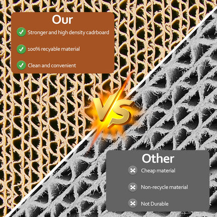 Splicing Cat Scratch Pad: Cat Scratchers for Indoor Cats and Kitten, 2 Pack Cat Scratching Pad, Cat Scratcher Cardboard, Scratching Pad, Premium Scratch from Cats, Double-Sided Design