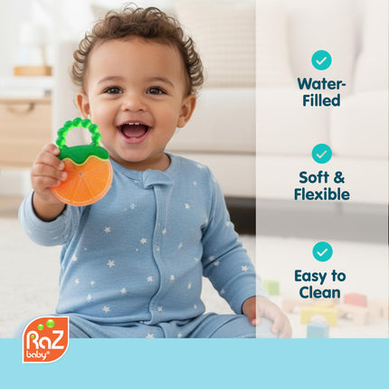 Fruit Koolers 3-Pack Koolers Water-Filled Teethers – Fun Fruit-Inspired Cooling Relief for 3M+ | Safe - photo 3