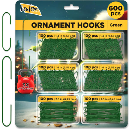 50 Pack Christmas Ornament Hooks – Great Ornament Hangers for Christmas Tree Decoration (Silver)