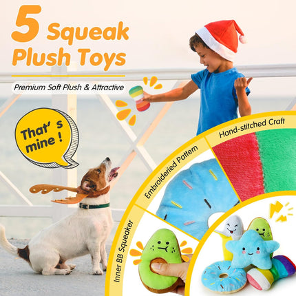 Zeaxuie puppy chew toys - variety of shapes