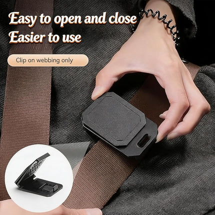 4Pcs Seat Belt Comfort Pad Clips, Shoulder & Neck Relief Clips for Seat Belt Webbing, Anti-Slip Snap Design, Universal Fit for Most car Models