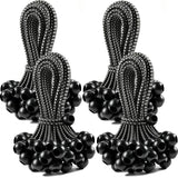 100 Pack Ball Bungee Cords 9 Inch, Heavy Duty Bungee Cord with Balls Canopy Tarp Tie Downs Bungee Balls for Camping, Shelter,Cargo,Tent Poles UV Resistant