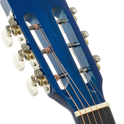 Ashthorpe 30-inch Beginner Acoustic Guitar Package (Blue), Basic Starter Kit w/Gig Bag, Strings, Strap, Tuner, Picks