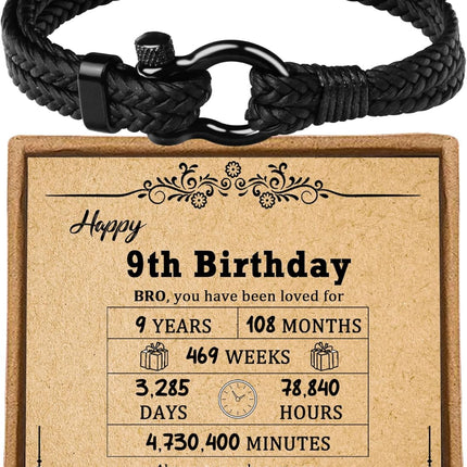 Sereney Graduation Gifts for Teens Boys Adults Son Teenage, Adjustable ID Triple Protection Happy Birthday Gifts for 9 10 11 12 13 15 16 21 30 40 50 60 Year Old Son Men Dad Grandson Brother Boyfriend