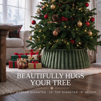 Christmas Tree Collar - Modern 29" Velvet Tree Ring