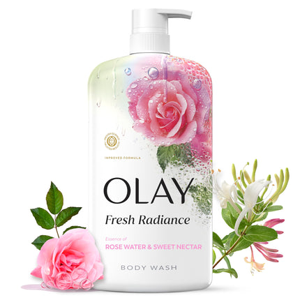 Body Wash for Women, Strawberry & Mint Scent, 29 fl oz