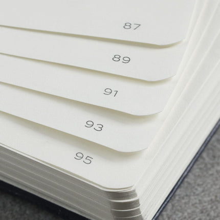 LEUCHTTURM1917 - Notebook Hardcover Medium A5-251 Numbered Pages for Writing and Journaling (Navy, Dotted)