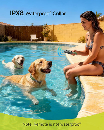 Shock Collar for 2 Dogs, 10-120 lbs, 4200 ft Remote Training Collar - photo 5