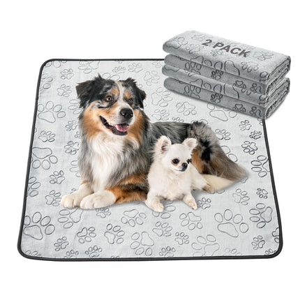 Reusable Puppy Pads, Washable Pee Pads, Leakproof 18"x 24" 2 Pack