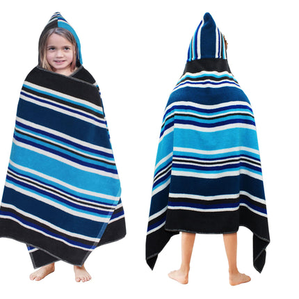 Hooded Bath Towel Wrap - 100% Cotton Soft Hooded Kids Towel