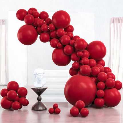 Dark Brown Balloons 100pcs Boho Coffee Neutral Different Sizes