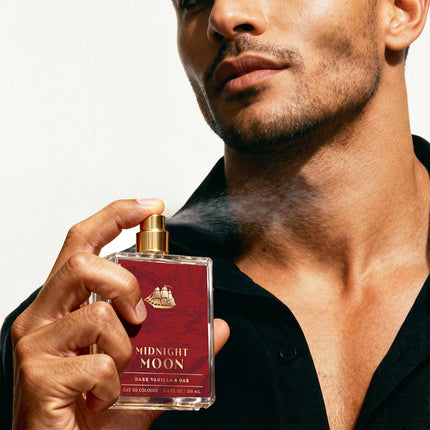 Old Spice Signature Cologne for Men, Midnight Moon Premium Scent with Notes of Dark Vanilla + Oak, 3.4 fl oz