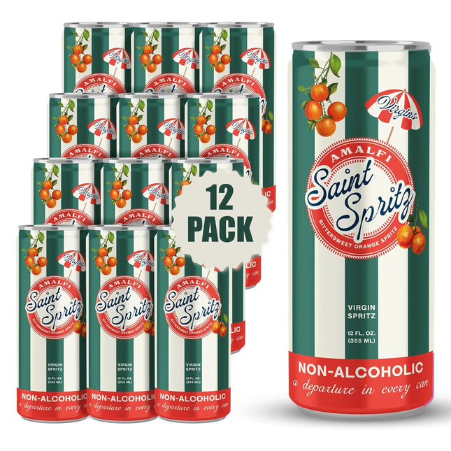 Virgin Amalfi Spritz (12-Pack) – Bittersweet Orange Non-Alcoholic Spritz