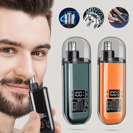 USA-CALI Portable Nose Hair Groomer included accessories and packaging
