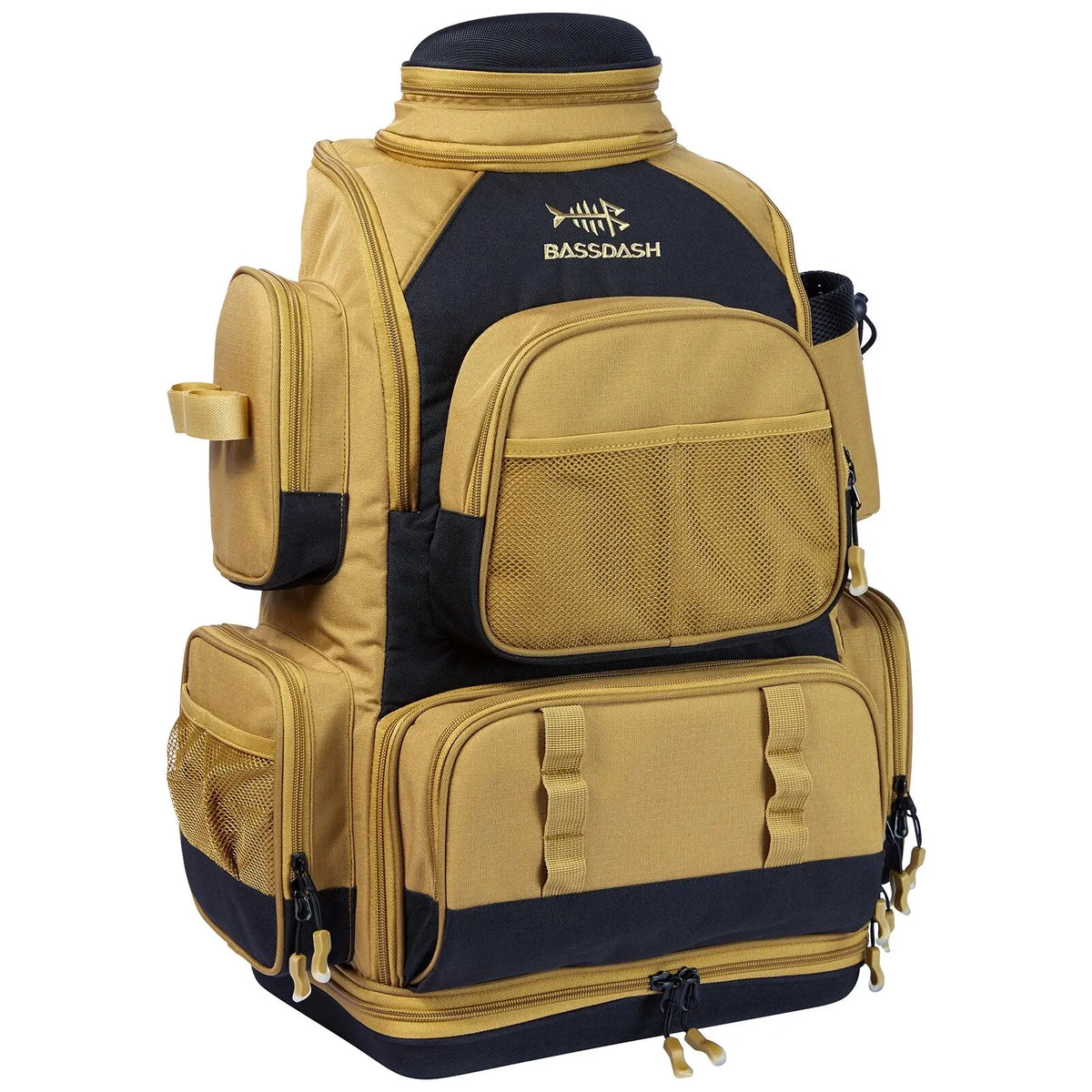 Multifunctional Fishing Tackle Backpack size comparison and capacity view