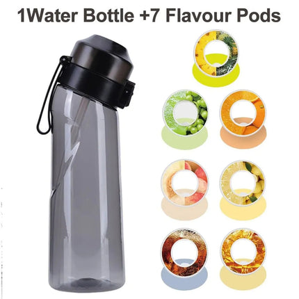 Flavored Water Bottle 650ml open cap showing wide mouth opening