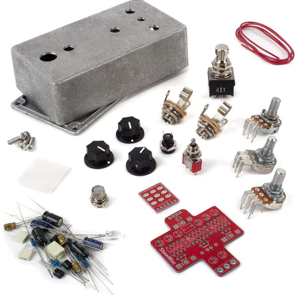 StewMac Screamer Pedal Kit, With White Enclosure (#2350-W)