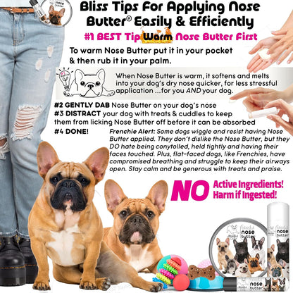 Cream French Bulldog, Versatile Dog Nose Balm for Dry Nose, Nose Moisturizer, Easy-to-Apply Dog - photo 4