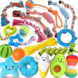 Zeaxuie 25 Pack Luxury Dog Chew Toys for Puppy