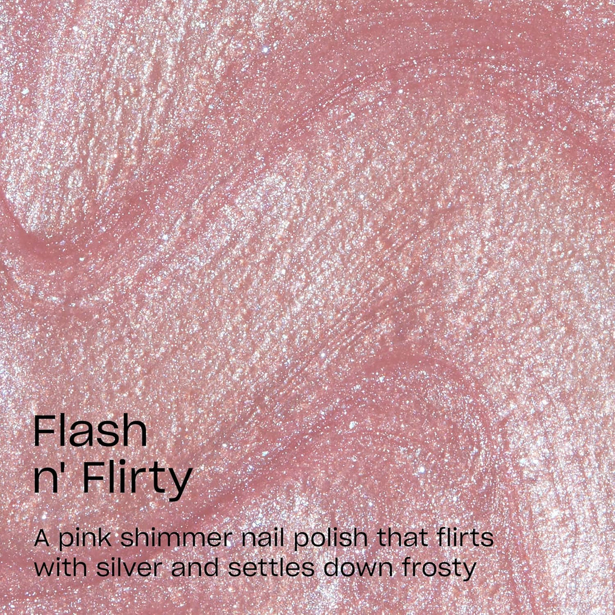 Flash n' Flirty Opaque Soft Pink Pearl Quick Dry Nail Polish - photo 3