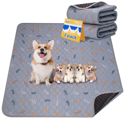 Washable Pee Pads for Dogs, Reusable Puppy Pads for Dog Playpen 2PC