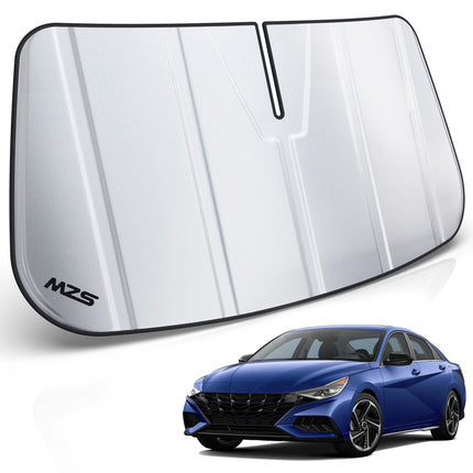 Windshield Sun Shade Compatible with Silverado Sierra 1500 2019-2026