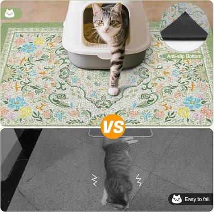 Cat Litter Mat with Non-Slip Bottom, 33" x 22" - photo 5