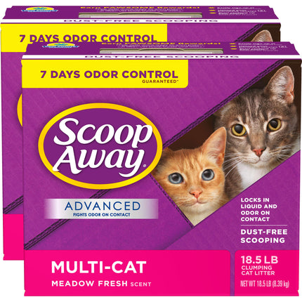 Arena Aglutinante Avanzada para Gatos Multi Cat, 18.5lb, 2Pk