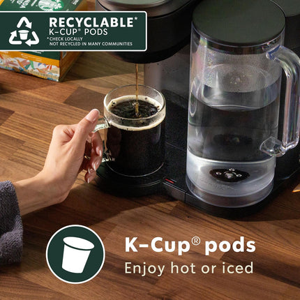 Starbucks K-Cup Coffee Pods, Flavored Hot or Iced Coffee, Caramel, 10 Keurig Pods