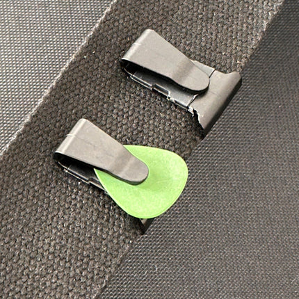 Guitar Pick Clip (3-pack) for Guitar Straps (Patented Design )