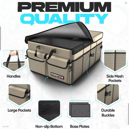 Trunk Organizer For SUV Car Trunk Organizer, Foldable Storage, Car Accessories for Women Men - photo 2