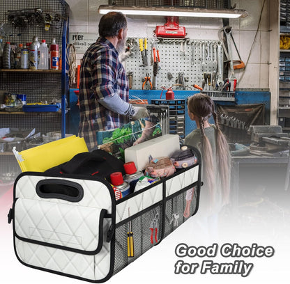 Trunk Organizer with 6 Pockets - Car Storage Accessory for SUVs, Minivans, and Trucks - 50L Waterproof - photo 5