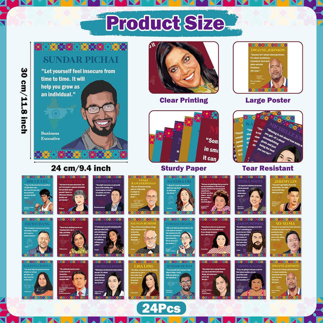 24Pcs Asian American Pacific Islander Heritage Month Decorations