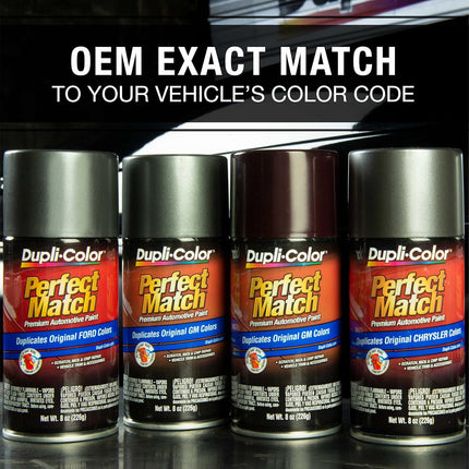 Dupli-Color Perfect Match Premium Automotive Paint, Bright Platinum (M), 8 oz
