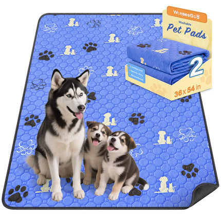 Washable Pee Pads for Dogs, Waterproof, 18 x 24 in, 4 Pack, Gray
