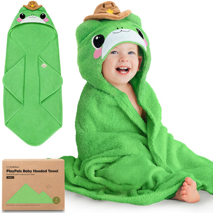 Organic Baby Towel with Hood for Girls, Boys, Soft (Uria)