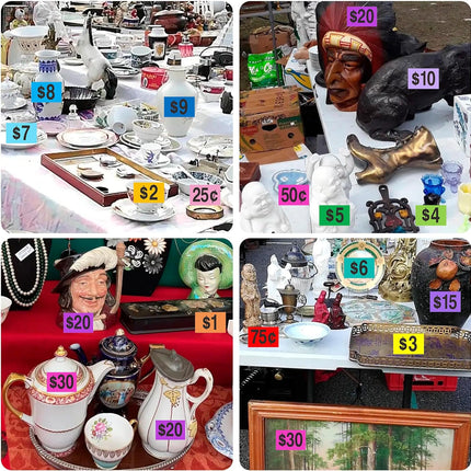 YSHIHE Garage Sale Price Stickers, 2250 Pcs Preprinted Rectangle Removable Labels, 1/2" x 3/4", for Yard Sale and Flea Market