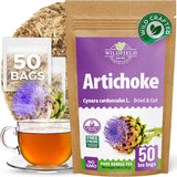 50 Count Artichoke Leaf Herbal Tea Bags