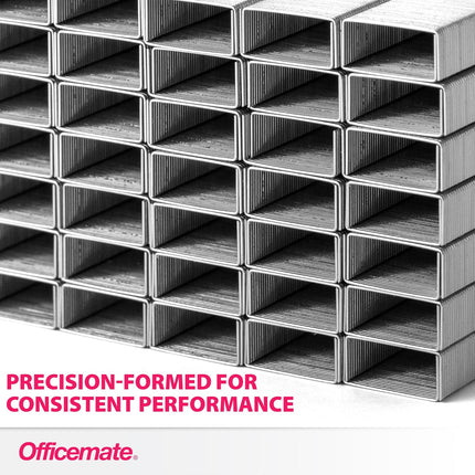 Officemate Standard Staples, 5 Boxes General Purpose Staple, 5000 Staples/Box (91925)