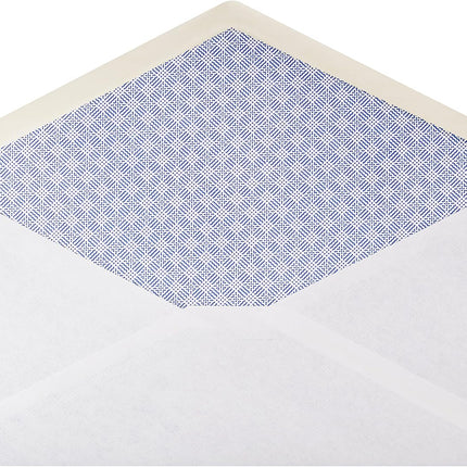 Amazon Basics #10 Security Tinted Business Envelopes for Documents and Invoices, Quality Seal, 4-1/8" x 9-1/2", White, Pack of 500